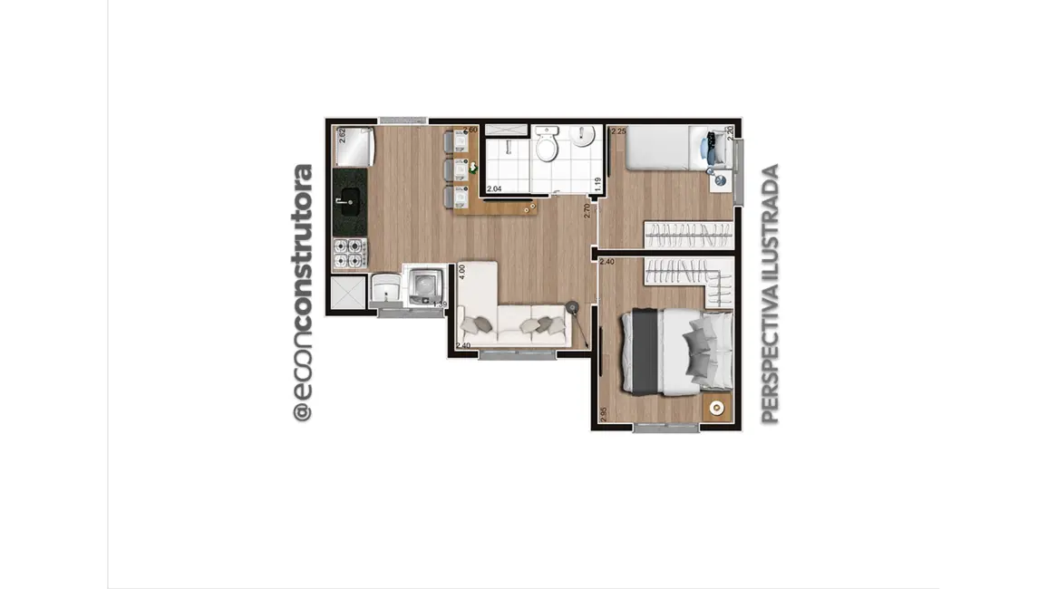 Foto 1 de Apartamento com 2 quartos à venda, 32m2 em Terceira Divisão de Interlagos, São Paulo - SP