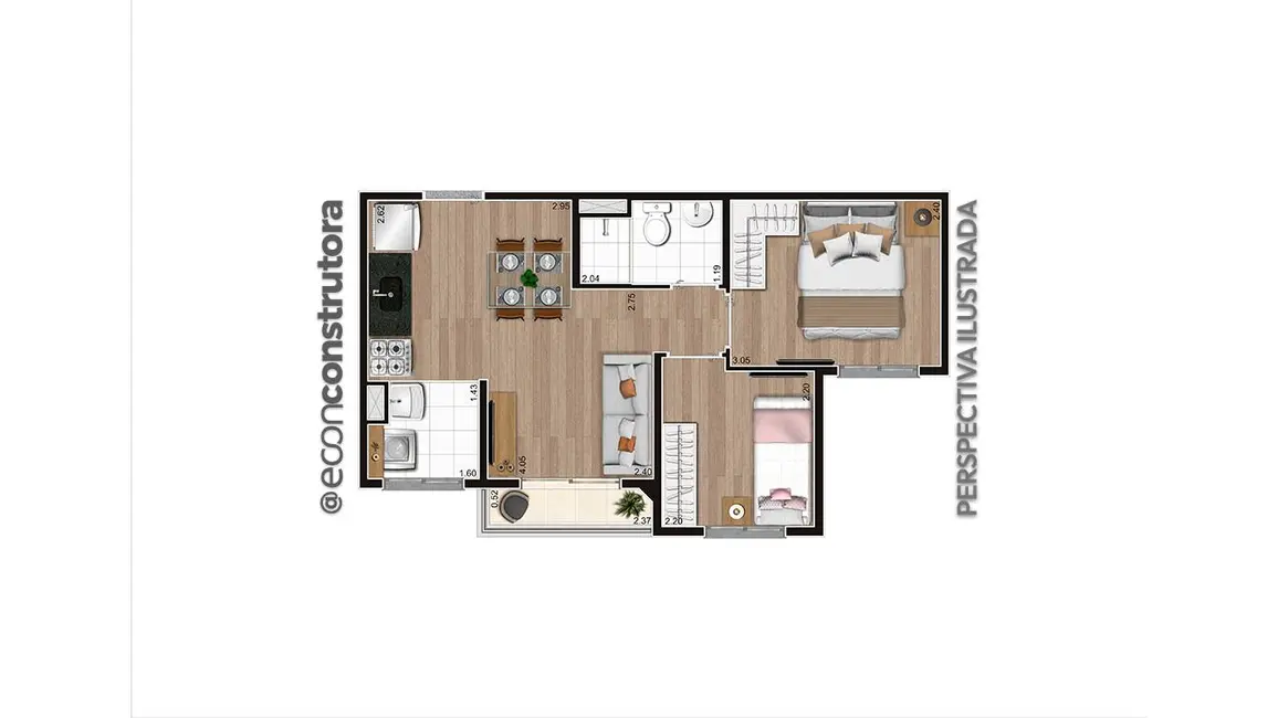 Foto 1 de Apartamento com 2 quartos à venda, 37m2 em Terceira Divisão de Interlagos, São Paulo - SP