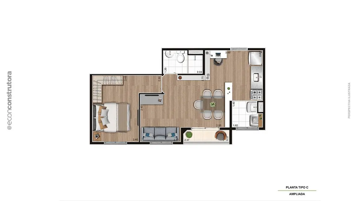 Foto 2 de Apartamento com 2 quartos à venda, 39m2 em Vila Gea, São Paulo - SP