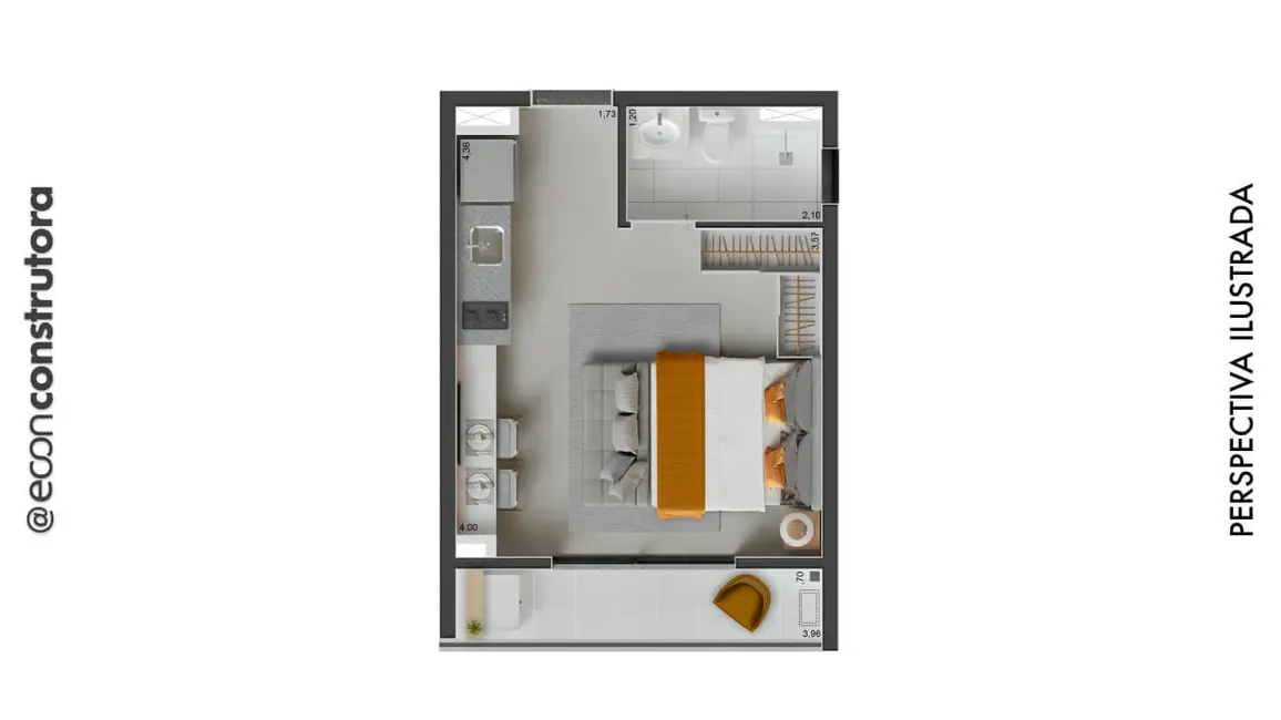 Foto 9 de Apartamento à venda, 26m2 em Vila Olímpia, São Paulo - SP