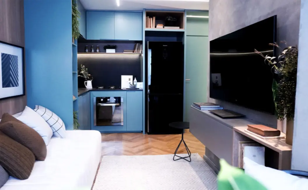 Apartamento com 1 quarto à venda, 39m2 em Moema, São Paulo - SP - imagem 6 Foto 6 de Apartamento com 1 quarto à venda, 39m2 em Moema, São Paulo - SP