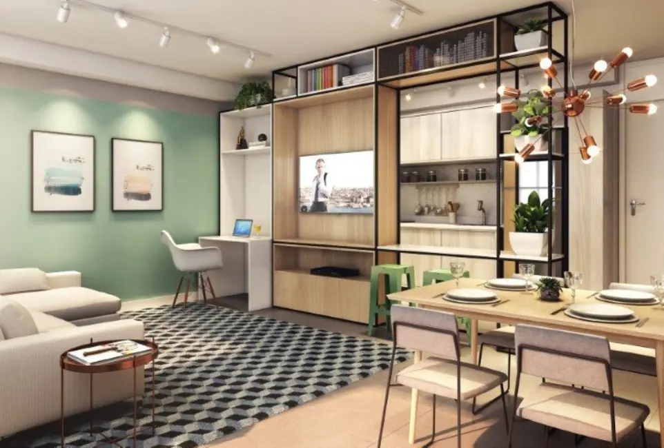 Apartamento com 2 quartos à venda, 34m2 em Santo Amaro, São Paulo - SP - imagem 4 Foto 4 de Apartamento com 2 quartos à venda, 34m2 em Santo Amaro, São Paulo - SP