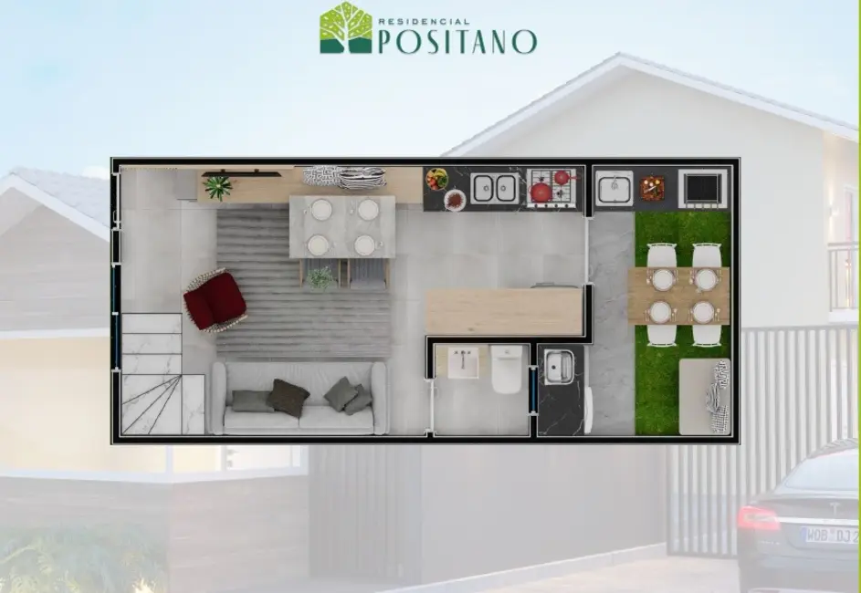 Foto 8 de Casa com 2 quartos à venda, 50m2 em Chácara Ondas Verdes, Cotia - SP