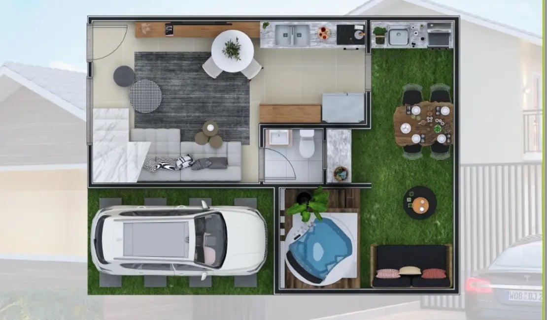 Foto 9 de Casa com 2 quartos à venda, 50m2 em Chácara Ondas Verdes, Cotia - SP