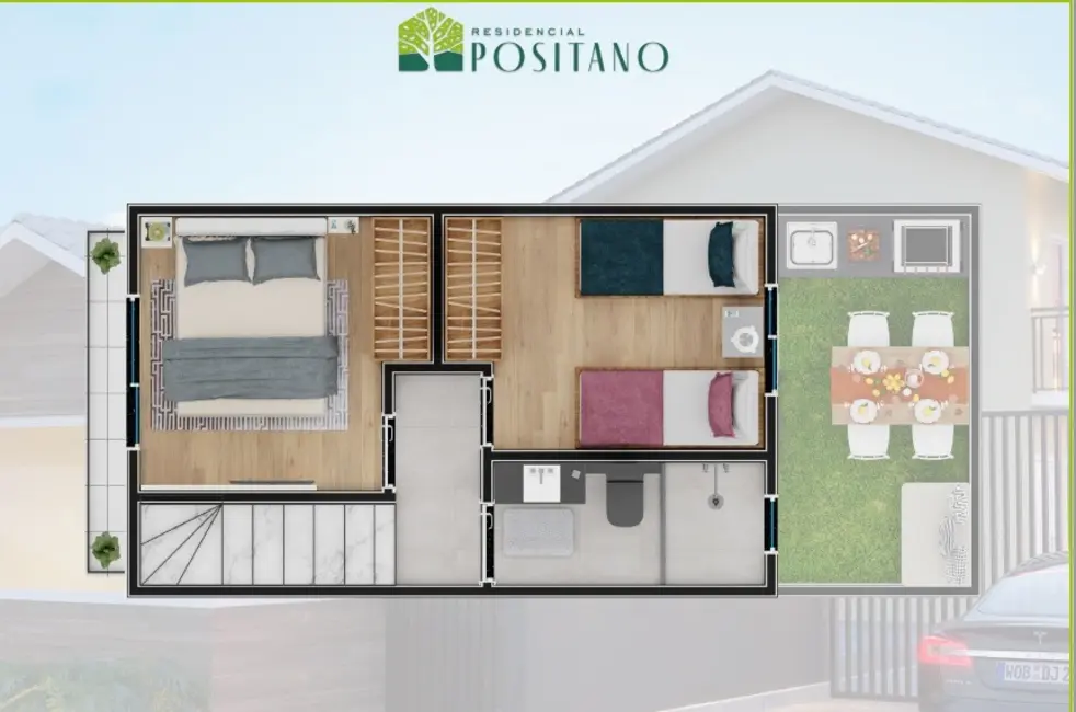 Foto 7 de Casa com 2 quartos à venda, 50m2 em Chácara Ondas Verdes, Cotia - SP