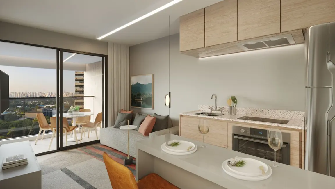 Foto 7 de Loft / Flat com 1 quarto à venda, 62m2 em Moema, São Paulo - SP