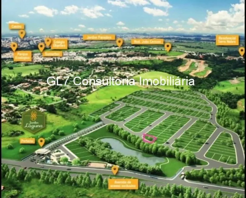 Foto 2 de Terreno / Lote à venda, 448m2 em Jardim Laguna, Indaiatuba - SP