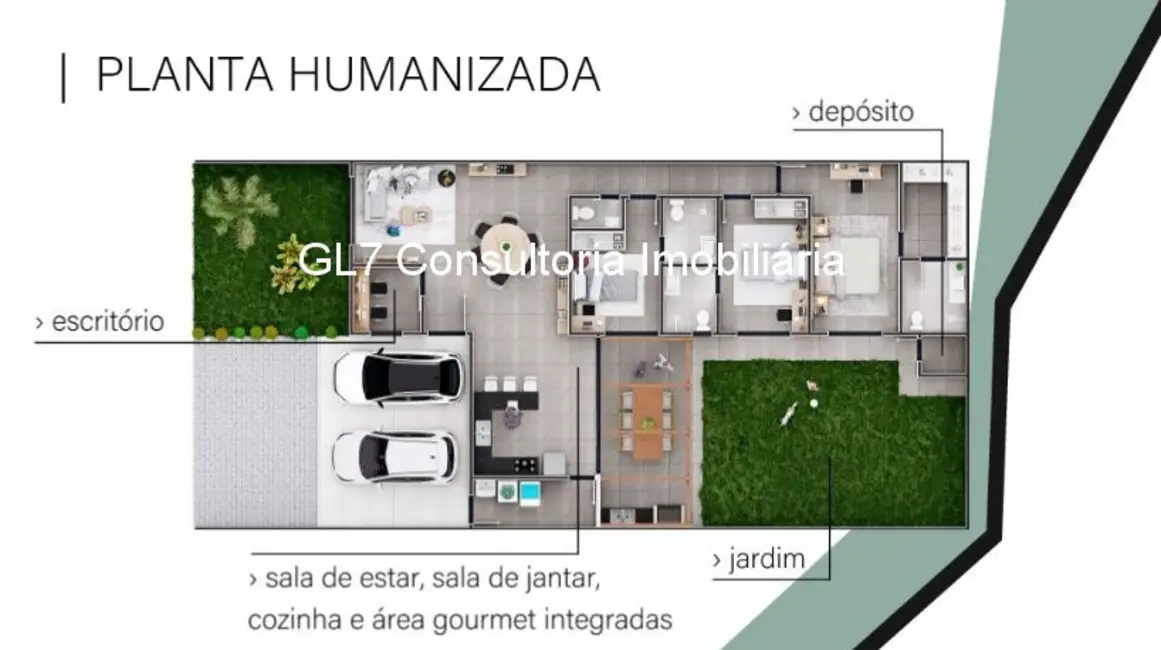 Foto 3 de Casa de Condomínio com 3 quartos à venda, 188m2 em Colinas de Indaiatuba, Indaiatuba - SP