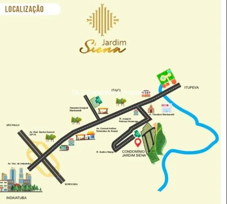 Foto 4 de Terreno / Lote à venda, 250m2 em Itaici, Indaiatuba - SP