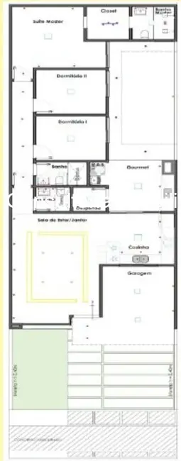 Foto 2 de Casa de Condomínio com 3 quartos à venda, 135m2 em Jardim Bréscia, Indaiatuba - SP