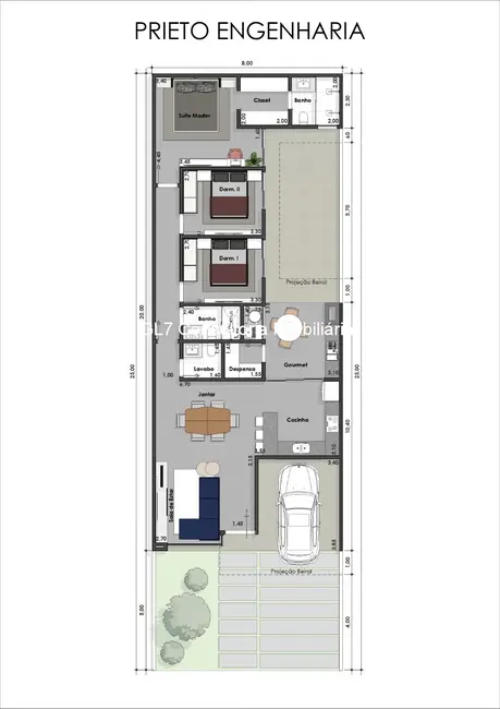 Foto 2 de Casa de Condomínio com 1 quarto à venda, 135m2 em Jardim Bréscia, Indaiatuba - SP