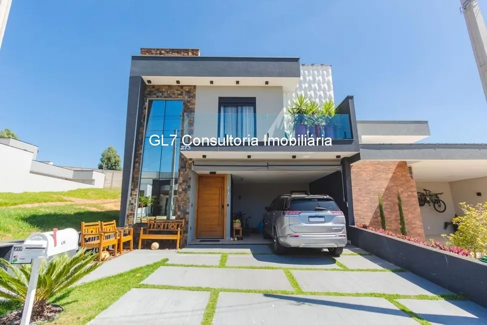 Foto 3 de Casa de Condomínio com 3 quartos à venda, 247m2 em Jardim Bréscia, Indaiatuba - SP