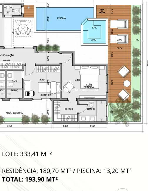 Foto 9 de Casa de Condomínio com 3 quartos à venda, 194m2 em Jardins Di Roma, Indaiatuba - SP