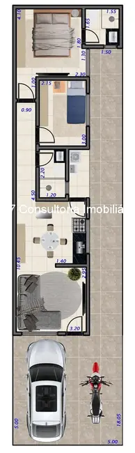 Foto 2 de Casa com 2 quartos à venda, 44m2 em Parque Residencial Sabiás, Indaiatuba - SP