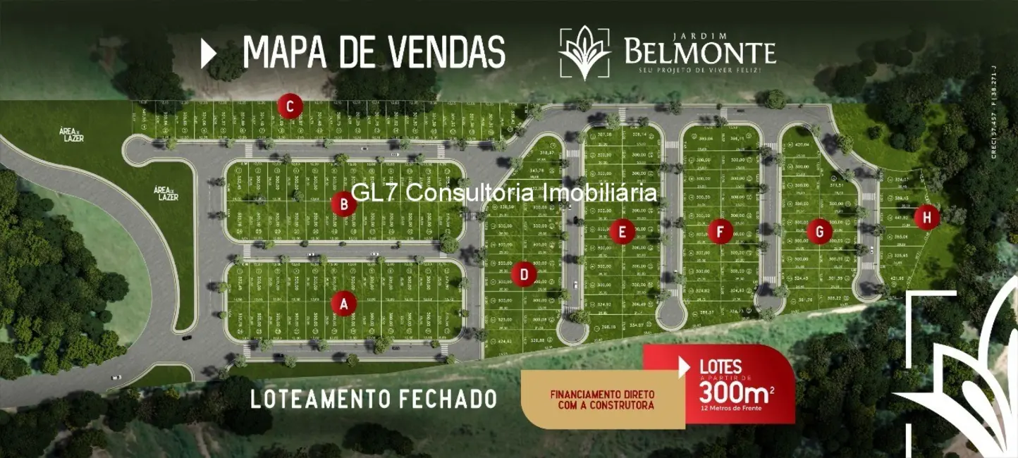 Foto 2 de Terreno / Lote à venda, 300m2 em Colinas de Indaiatuba, Indaiatuba - SP