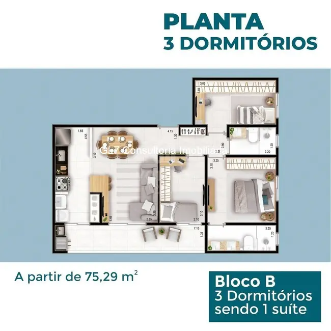Foto 8 de Apartamento com 1 quarto à venda, 35m2 em Jardim Santa Cruz, Indaiatuba - SP