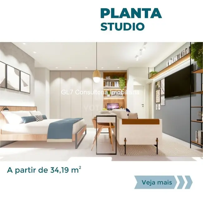 Foto 4 de Apartamento com 1 quarto à venda, 35m2 em Jardim Santa Cruz, Indaiatuba - SP