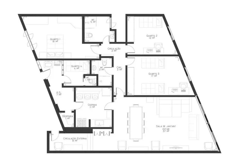Foto 9 de Apartamento com 3 quartos à venda, 136m2 em Ipanema, Rio De Janeiro - RJ