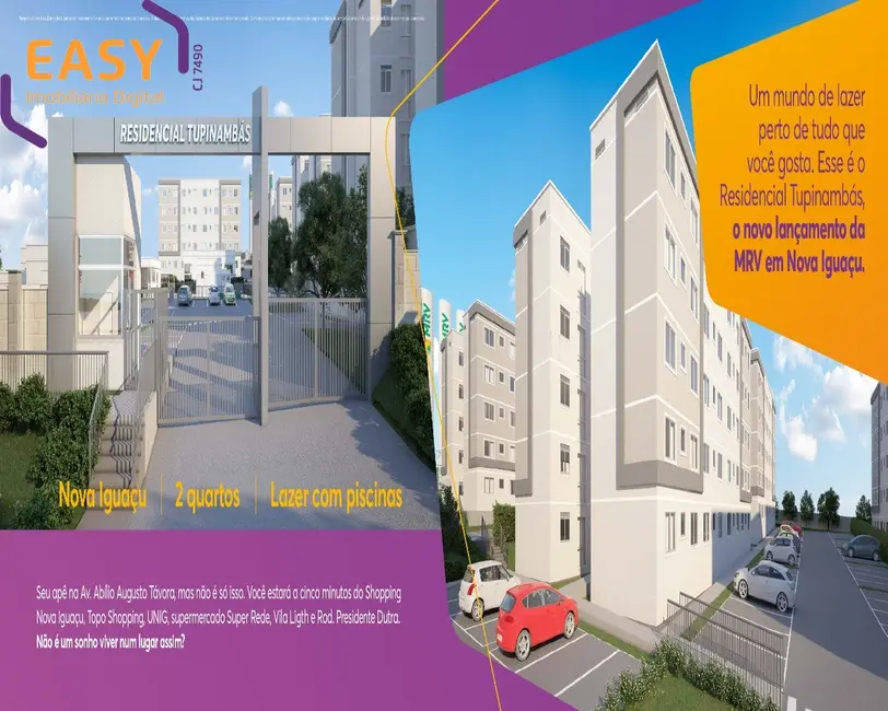 Apartamento com 2 quartos à venda, 44m2 em Jardim Alvorada, Nova Iguacu - RJ - imagem 1 Foto 1 de Apartamento com 2 quartos à venda, 44m2 em Jardim Alvorada, Nova Iguacu - RJ