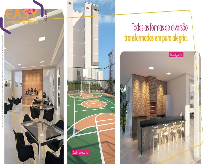 Apartamento com 2 quartos à venda, 44m2 em Jardim Alvorada, Nova Iguacu - RJ - imagem 3 Foto 3 de Apartamento com 2 quartos à venda, 44m2 em Jardim Alvorada, Nova Iguacu - RJ