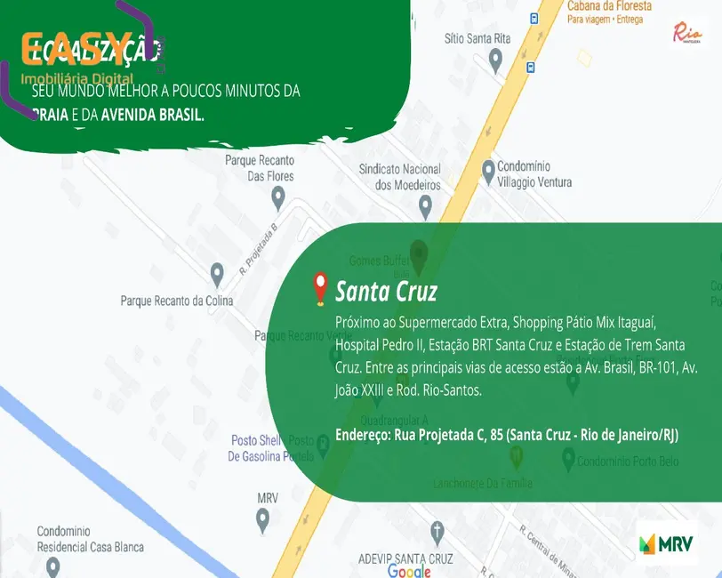 Foto 9 de Apartamento com 2 quartos à venda, 46m2 em Santa Cruz, Rio De Janeiro - RJ