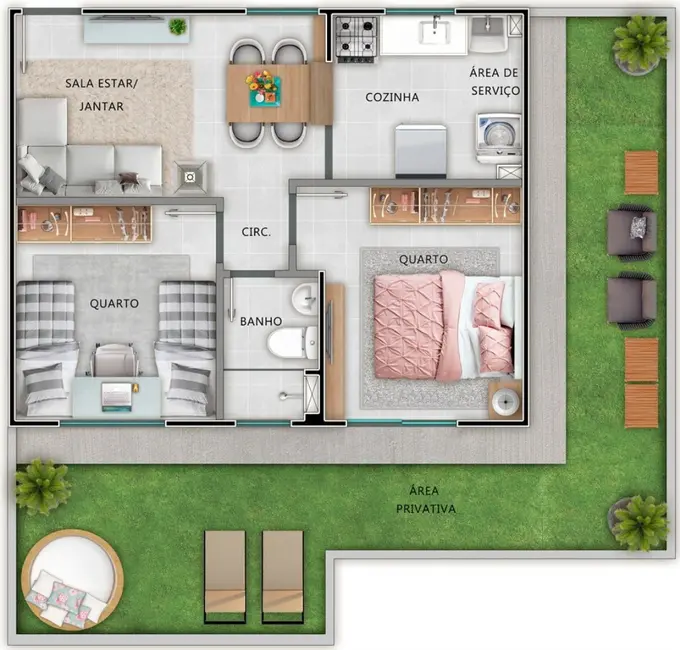 Apartamento com 2 quartos à venda, 41m2 em Jardim Alvorada, Nova Iguacu - RJ - imagem 9 Foto 9 de Apartamento com 2 quartos à venda, 41m2 em Jardim Alvorada, Nova Iguacu - RJ