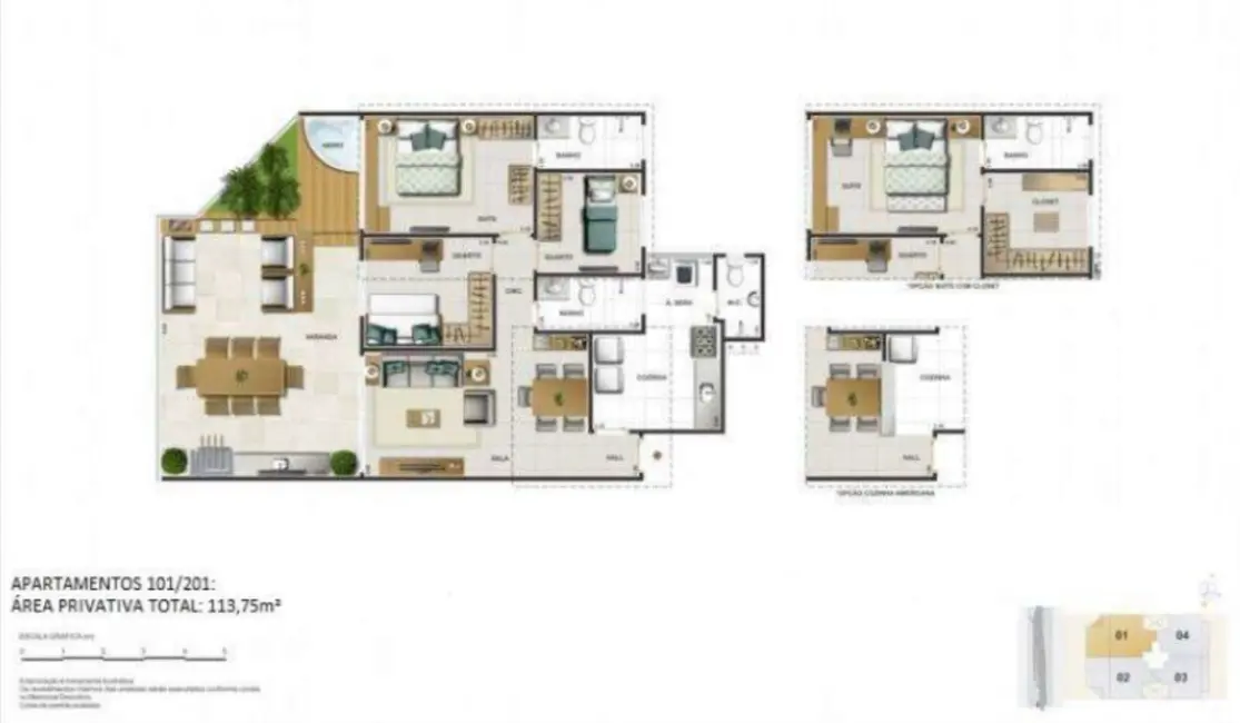 Apartamento com 3 quartos à venda, 86m2 em Recreio dos Bandeirantes, Rio De Janeiro - RJ - imagem 6 Foto 6 de Apartamento com 3 quartos à venda, 86m2 em Recreio dos Bandeirantes, Rio De Janeiro - RJ