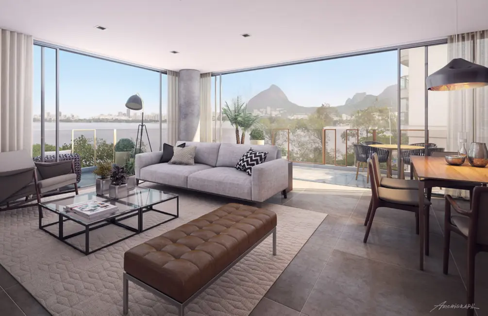 Apartamento com 3 quartos à venda, 262m2 em Lagoa, Rio De Janeiro - RJ - imagem 4 Foto 4 de Apartamento com 3 quartos à venda, 262m2 em Lagoa, Rio De Janeiro - RJ