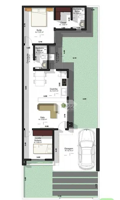 Foto 2 de Casa com 2 quartos à venda, 160m2 em Setor 04, Ariquemes - RO