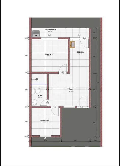 Foto 2 de Casa com 2 quartos à venda, 180m2 em Ariquemes - RO