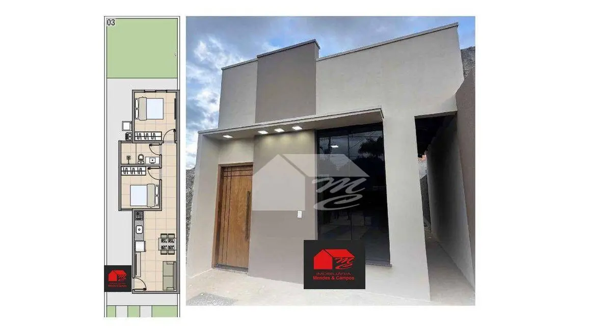 Foto 1 de Casa com 2 quartos à venda, 125m2 em Setor 12, Ariquemes - RO