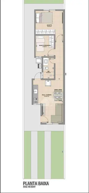 Foto 3 de Casa com 2 quartos à venda, 125m2 em Setor Institucional, Ariquemes - RO