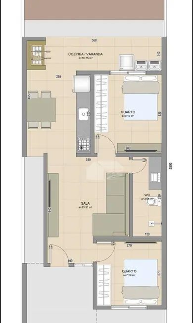 Foto 2 de Casa com 2 quartos à venda, 150m2 em Ariquemes - RO