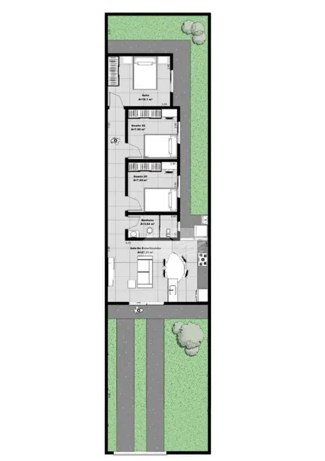 Foto 3 de Casa com 3 quartos à venda, 150m2 em Ariquemes - RO