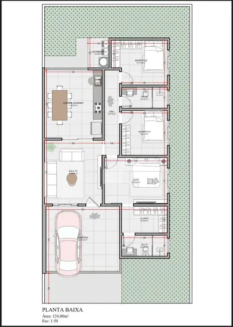 Foto 2 de Casa com 3 quartos à venda, 200m2 em Jardim das Palmeiras, Ariquemes - RO