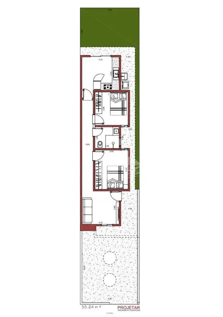 Foto 8 de Casa com 2 quartos à venda, 125m2 em Ariquemes - RO