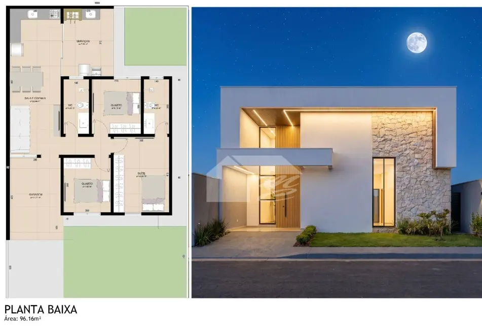 Casa com 3 quartos à venda, 160m2 em Ariquemes - RO - imagem 1 Foto 1 de Casa com 3 quartos à venda, 160m2 em Ariquemes - RO