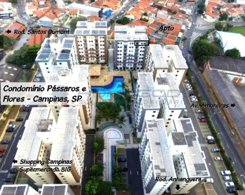 Foto 7 de Apartamento com 3 quartos à venda, 82m2 em Jardim do Lago, Campinas - SP