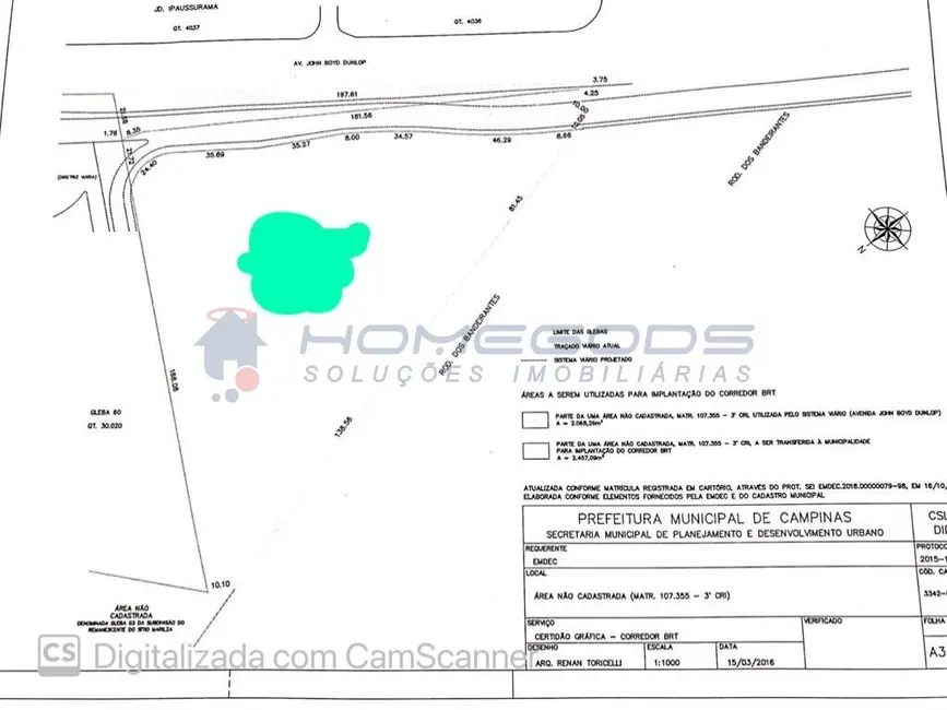 Foto 5 de Terreno / Lote à venda em Jardim Ipaussurama, Campinas - SP