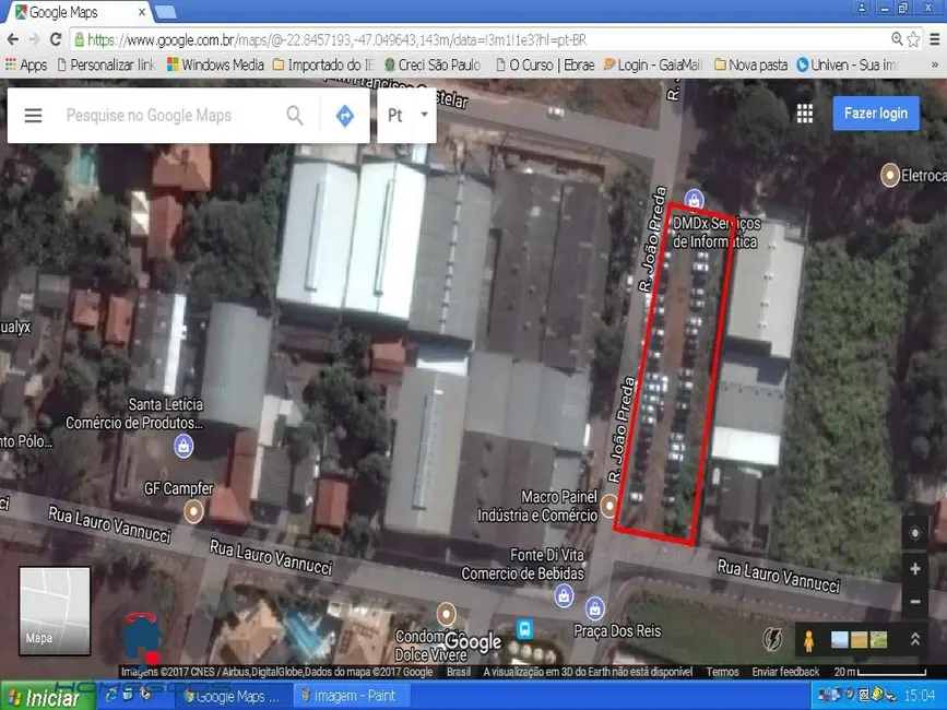 Foto 1 de Terreno / Lote à venda, 1520m2 em Campinas - SP