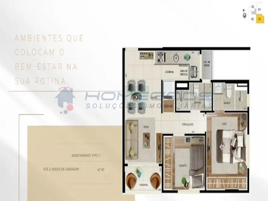 Foto 7 de Apartamento com 1 quarto à venda, 40m2 em Cambuí, Campinas - SP