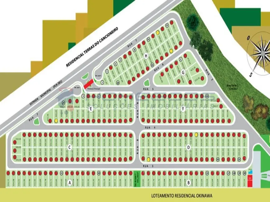 Foto 3 de Terreno / Lote à venda, 300m2 em Parque Brasil 500, Paulinia - SP