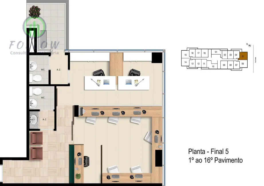 Foto 9 de Sala Comercial à venda e para alugar, 42m2 em Bethaville I, Barueri - SP