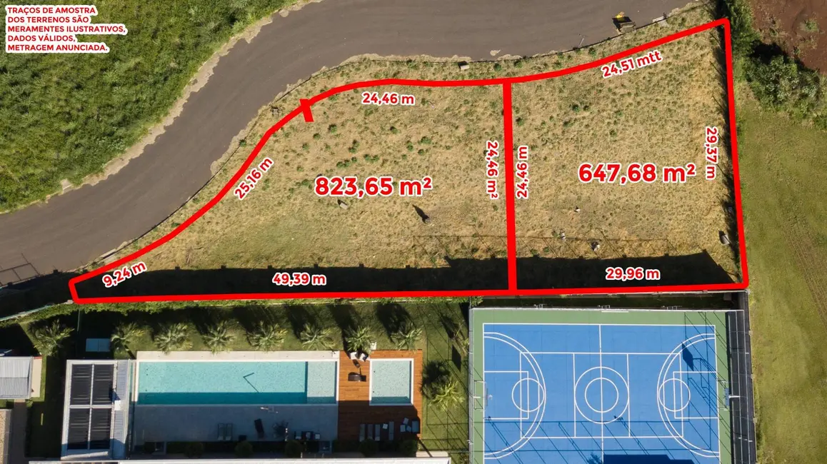 Foto 3 de Terreno / Lote à venda, 647m2 em Cancelli, Cascavel - PR