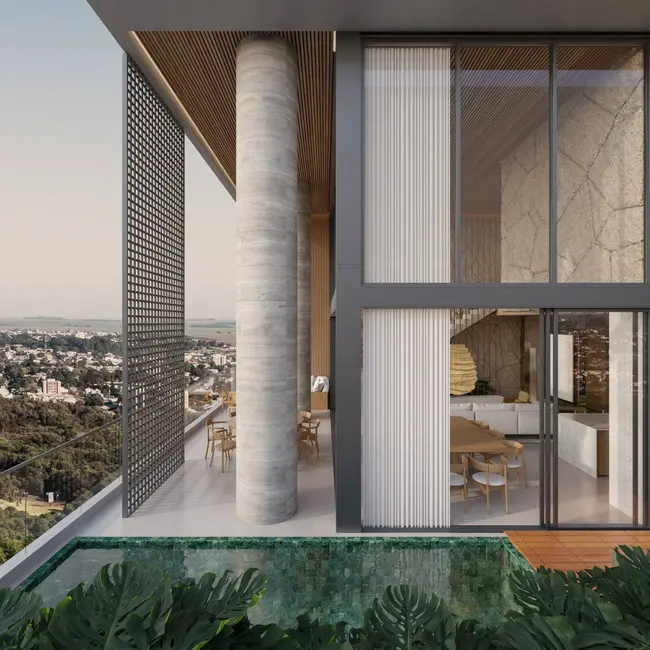 Foto 4 de Apartamento com 4 quartos à venda, 473m2 em Country, Cascavel - PR