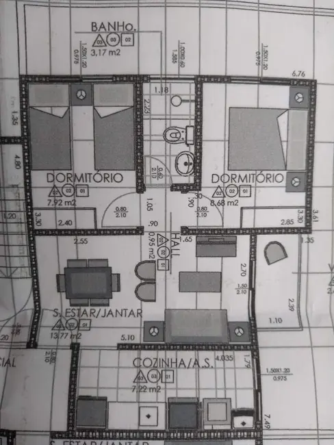 Foto 17 de Apartamento com 2 quartos à venda, 48m2 em Vila Industrial, Bauru - SP