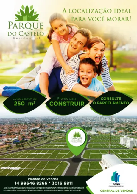 Foto 1 de Terreno / Lote à venda, 125m2 em Parque Residencial Castelo, Bauru - SP