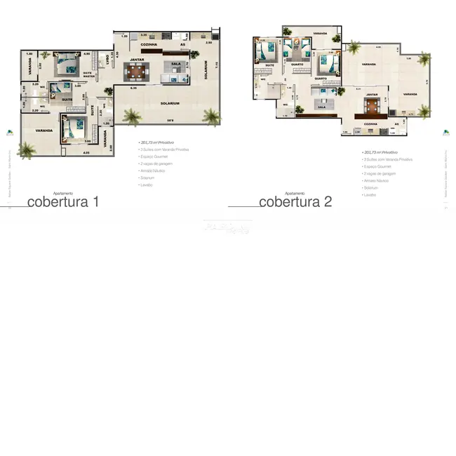 Foto 5 de Apartamento com 2 quartos à venda, 92m2 em Ubatuba - SP