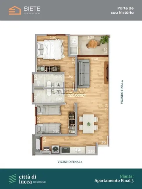 Foto 8 de Apartamento com 2 quartos à venda, 65m2 em Ubatuba - SP