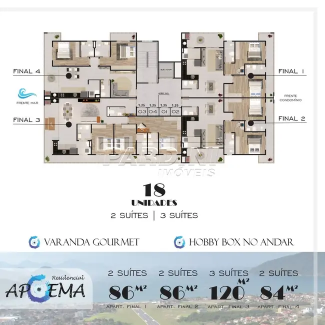 Foto 5 de Apartamento com 2 quartos à venda, 84m2 em Centro, Ubatuba - SP
